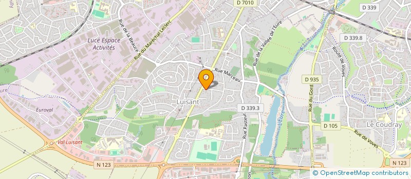localisation de l'entreprise MADAME LAETITIA GITTARD à LUISANT