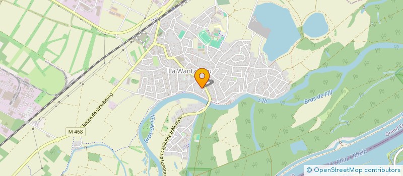 localisation de l'entreprise MADAME LAETITIA GOBERT  LA WANTZENAU