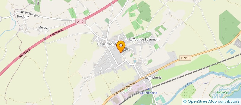 localisation de l'entreprise MADAME LAETITIA GODART à COLOMBIERS