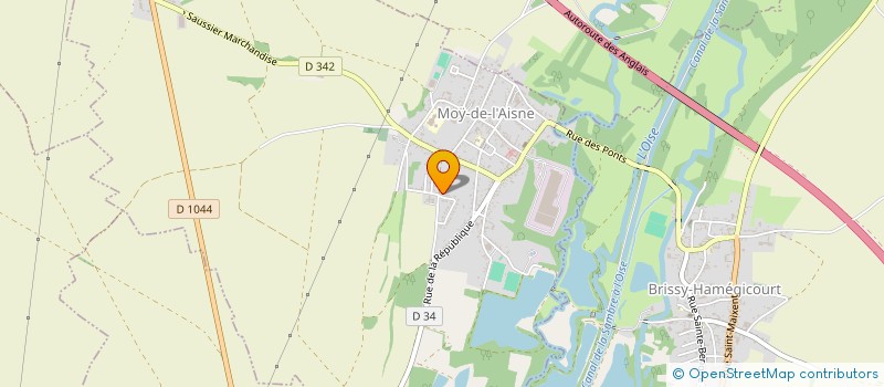 localisation de l'entreprise MADAME LAETITIA GODART à MOY-DE-L'AISNE