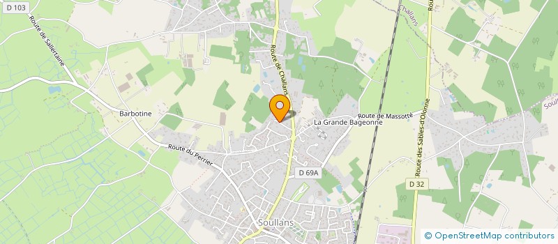 localisation de l'entreprise MADAME LAETITIA GOGUILONS à SALLERTAINE