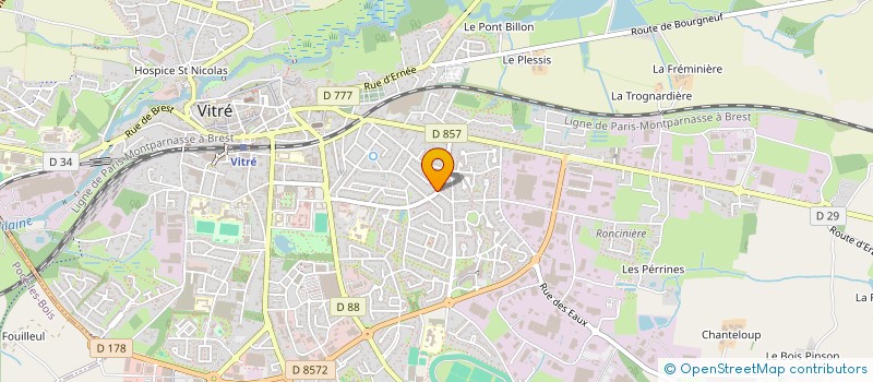 localisation de l'entreprise MADAME LAETITIA GOMEZ  VITRE