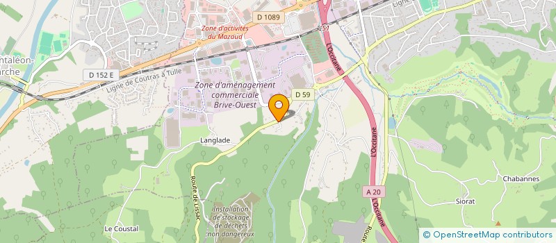 localisation de l'entreprise MADAME LAETITIA GONCALVES  BRIVE-LA-GAILLARDE