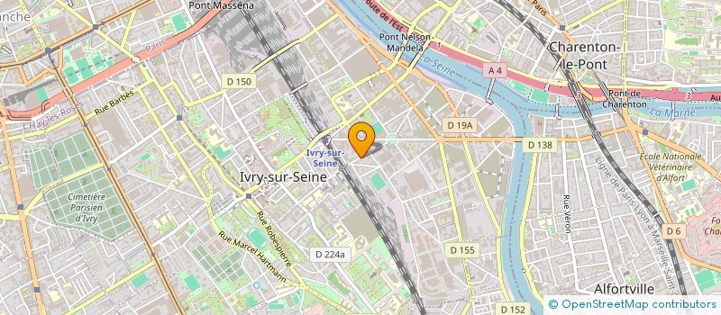 localisation de l'entreprise MADAME LAETITIA GOSSELIN  IVRY-SUR-SEINE