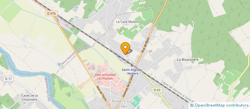 localisation de l'entreprise MADAME LAETITIA GOUNY  NOYERS-SUR-CHER