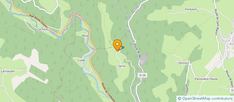 localisation de l'entreprise MADAME LAETITIA GOURBIERE  SAINT-LAURENT-ROCHEFORT