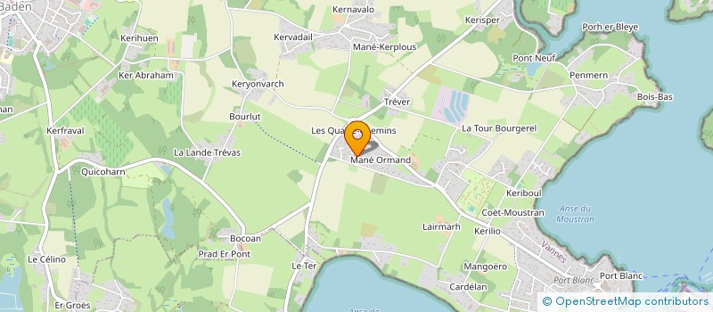 localisation de l'entreprise MADAME LAETITIA GOURGAN  BADEN