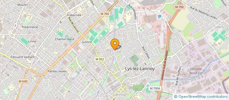 localisation de l'entreprise MADAME LAETITIA GOUWY à LYS-LEZ-LANNOY