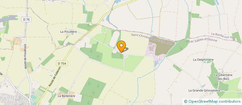 localisation de l'entreprise MADAME LAETITIA GRANNEC  SAINT-CHRISTOPHE-DU-LIGNERON