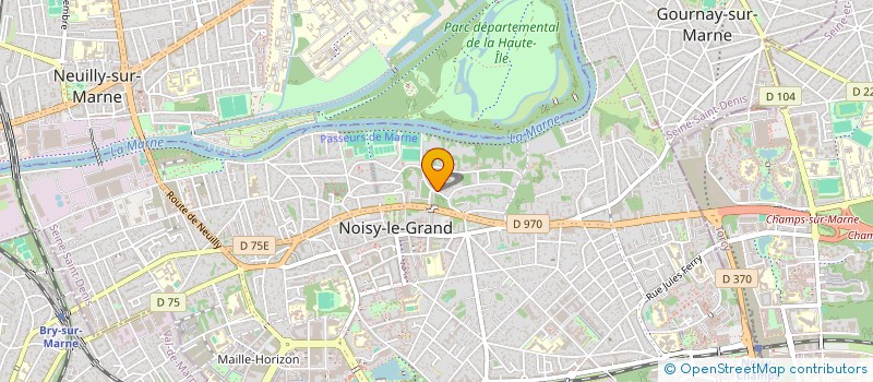 localisation de l'entreprise MADAME LAETITIA GRAVEREAUX à NOISY-LE-GRAND