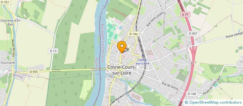localisation de l'entreprise MADAME LAETITIA GREILLOT à COSNE-COURS-SUR-LOIRE
