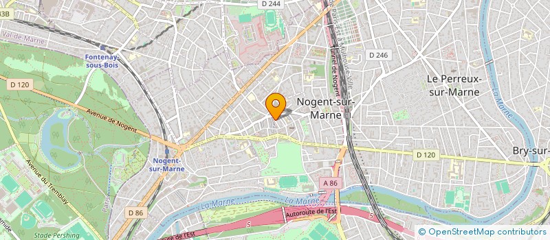 localisation de l'entreprise MADAME LAETITIA GROSJEAN à NOGENT-SUR-MARNE