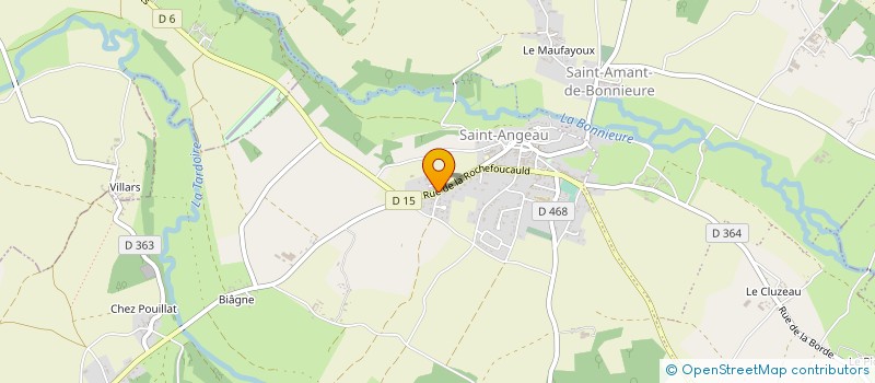 localisation de l'entreprise MADAME LAETITIA GROSJEAN à VAL-DE-BONNIEURE