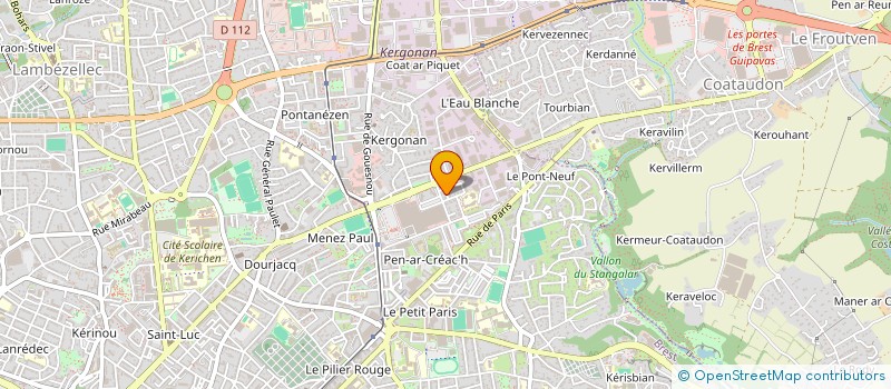 localisation de l'entreprise MADAME LAETITIA GROULT à BREST