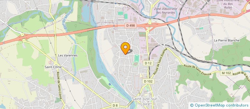 localisation de l'entreprise MADAME LAETITIA GROUSSON  SAINT-JUST-SAINT-RAMBERT