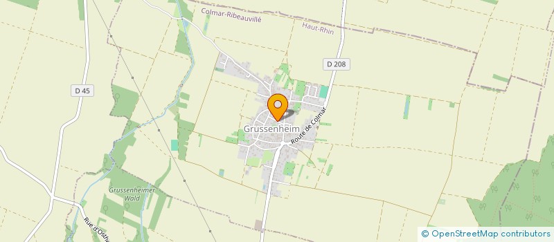 localisation de l'entreprise MADAME LAETITIA GRUNENBERGER  GRUSSENHEIM