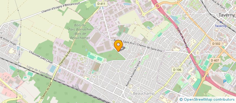 localisation de l'entreprise MADAME LAETITIA GUEBIN  BEAUCHAMP