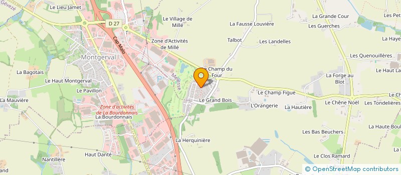 localisation de l'entreprise MADAME LAETITIA GUERET  MELESSE