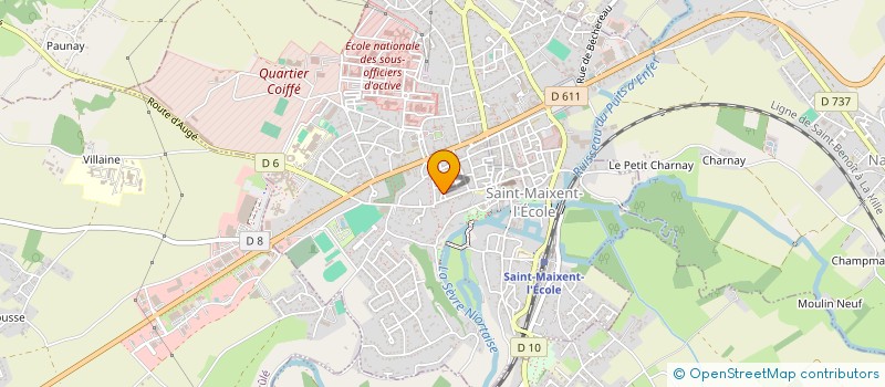 localisation de l'entreprise MADAME LAETITIA GUERINEAU  SAINT-MAIXENT-L'ECOLE