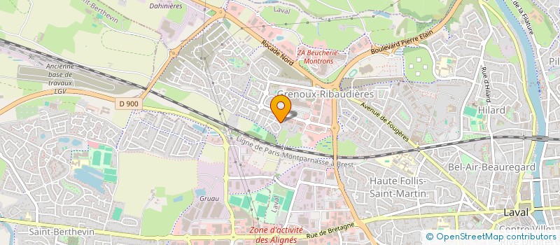 localisation de l'entreprise MADAME LAETITIA GUERY à LAVAL