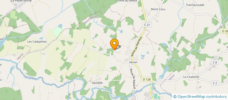 localisation de l'entreprise MADAME LAETITIA GUIBERT  SAINT-GENCE