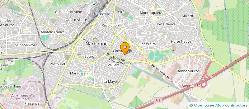 localisation de l'entreprise MADAME LAETITIA GUIGUE  NARBONNE