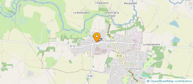localisation de l'entreprise MADAME LAETITIA GUILBAUD à LA CHAIZE-GIRAUD