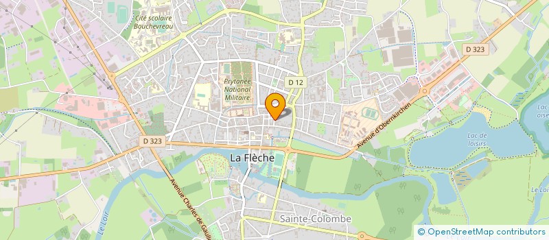 localisation de l'entreprise MADAME LAETITIA GUILBERT à LA FLECHE
