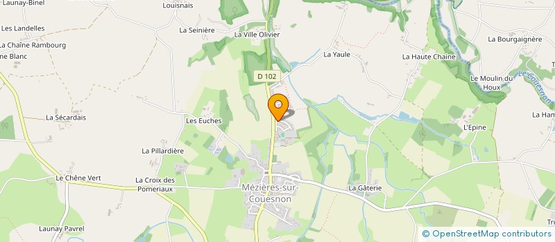 localisation de l'entreprise MADAME LAETITIA GUILBERT  MEZIERES-SUR-COUESNON