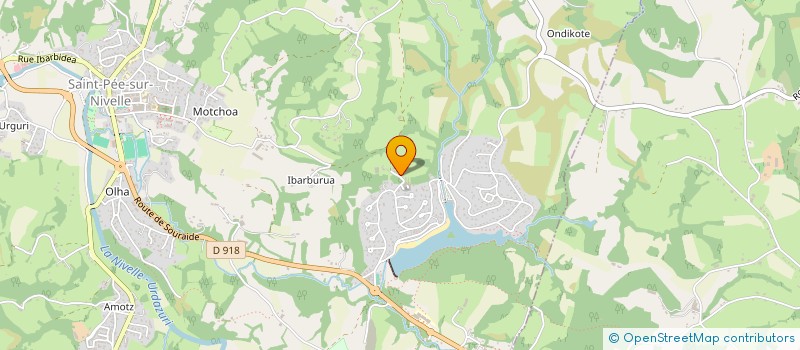 localisation de l'entreprise MADAME LAETITIA GUILCOU  SAINT-PEE-SUR-NIVELLE