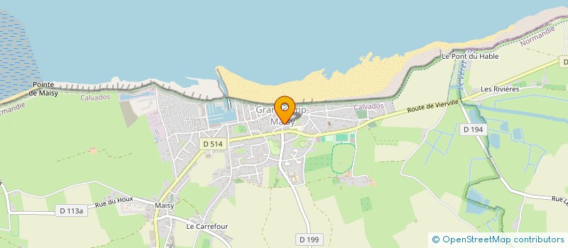 localisation de l'entreprise MADAME LAETITIA GUILLARD  GRANDCAMP-MAISY