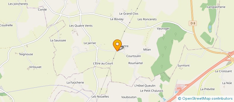 localisation de l'entreprise MADAME LAETITIA GUILLARD à LA MESNIERE