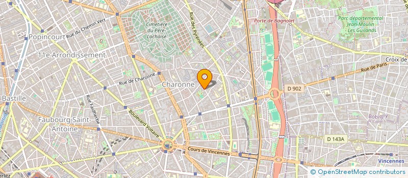 localisation de l'entreprise MADAME LAETITIA GUILLEMIN  PARIS