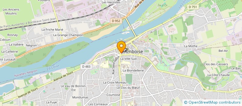 localisation de l'entreprise MADAME LAETITIA GUILLOCHON à AMBOISE