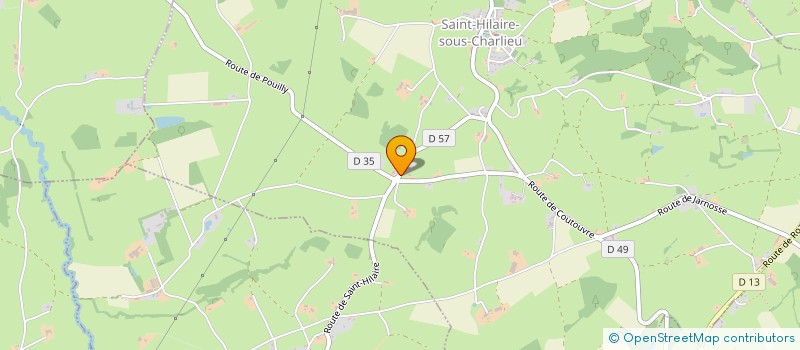 localisation de l'entreprise MADAME LAETITIA GUILLOT  SAINT-HILAIRE-SOUS-CHARLIEU