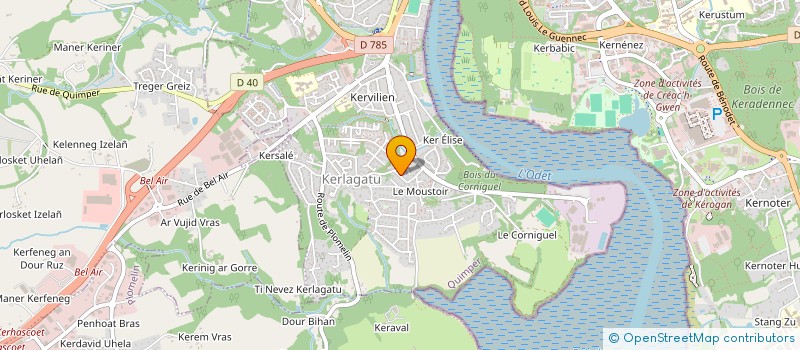 localisation de l'entreprise MADAME LAETITIA GUILLOU à QUIMPER