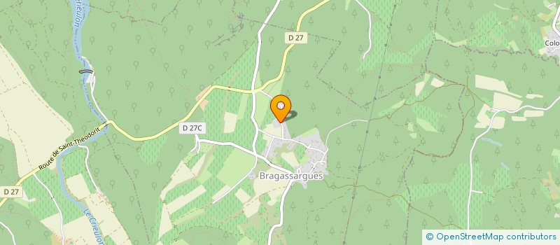 localisation de l'entreprise MADAME LAETITIA GUIRAUD  BRAGASSARGUES