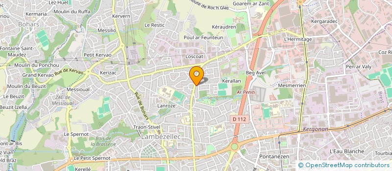 localisation de l'entreprise MADAME LAETITIA GUIZIOU à BREST