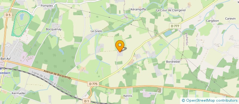 localisation de l'entreprise MADAME LAETITIA HAGNERE  QUESTEMBERT