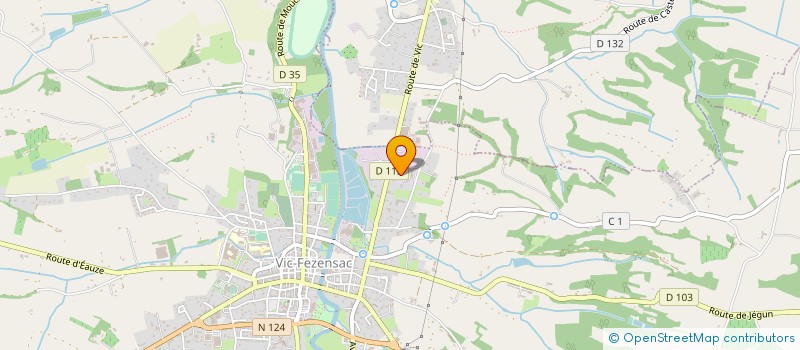 localisation de l'entreprise MADAME LAETITIA HALARY  VIC-FEZENSAC