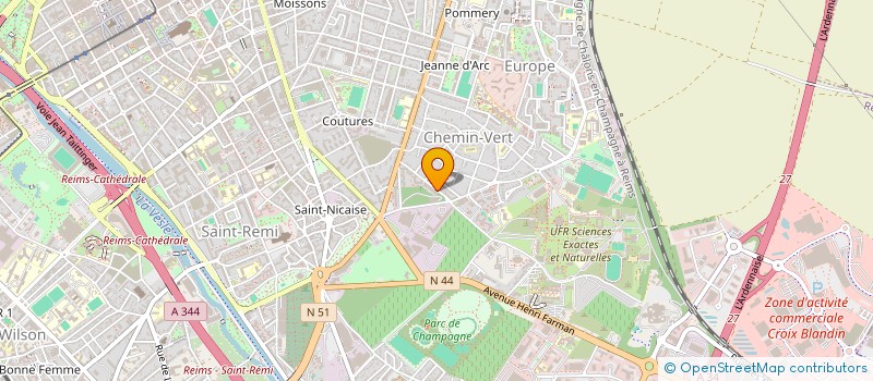 localisation de l'entreprise MADAME LAETITIA HALTER  REIMS