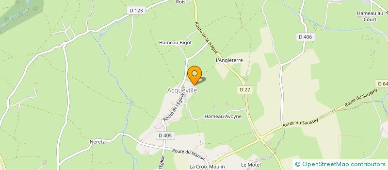 localisation de l'entreprise MADAME LAETITIA HAMELIN  LA HAGUE