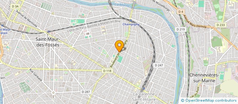 localisation de l'entreprise MADAME LAETITIA HAMILCARO à SAINT-MAUR-DES-FOSSES