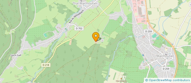 localisation de l'entreprise MADAME LAETITIA HANSZ  MARMOUTIER