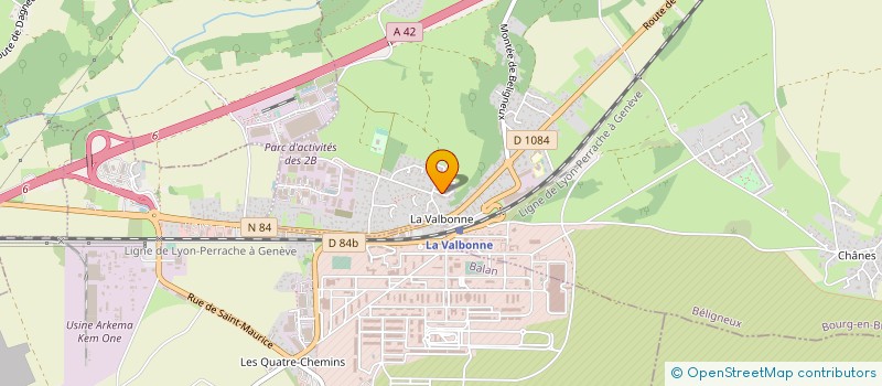 localisation de l'entreprise MADAME LAETITIA HARMA à BELIGNEUX