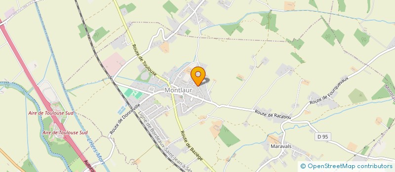 localisation de l'entreprise MADAME LAETITIA HATON  MONTLAUR