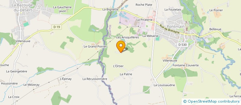 localisation de l'entreprise MADAME LAETITIA HAUSSY  PONTMAIN