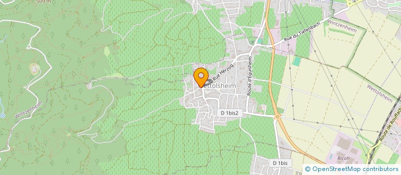 localisation de l'entreprise MADAME LAETITIA HECK  WETTOLSHEIM