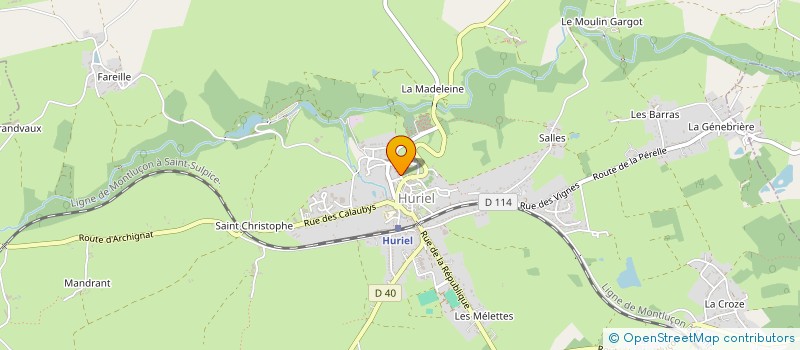 localisation de l'entreprise MADAME LAETITIA HELIE à QUINSSAINES