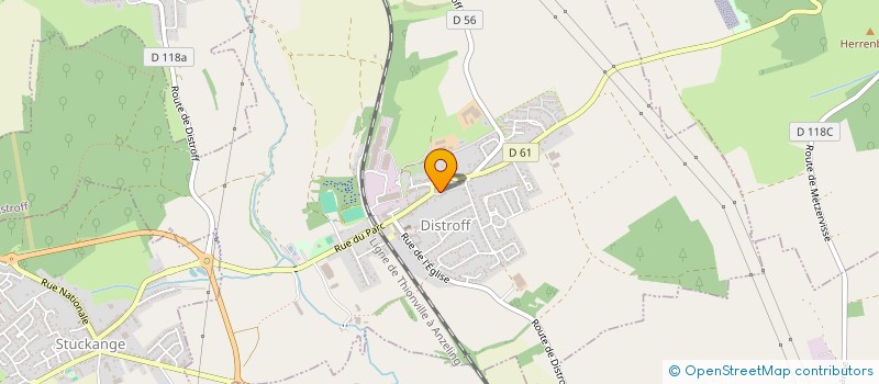 localisation de l'entreprise MADAME LAETITIA HELIN  DISTROFF